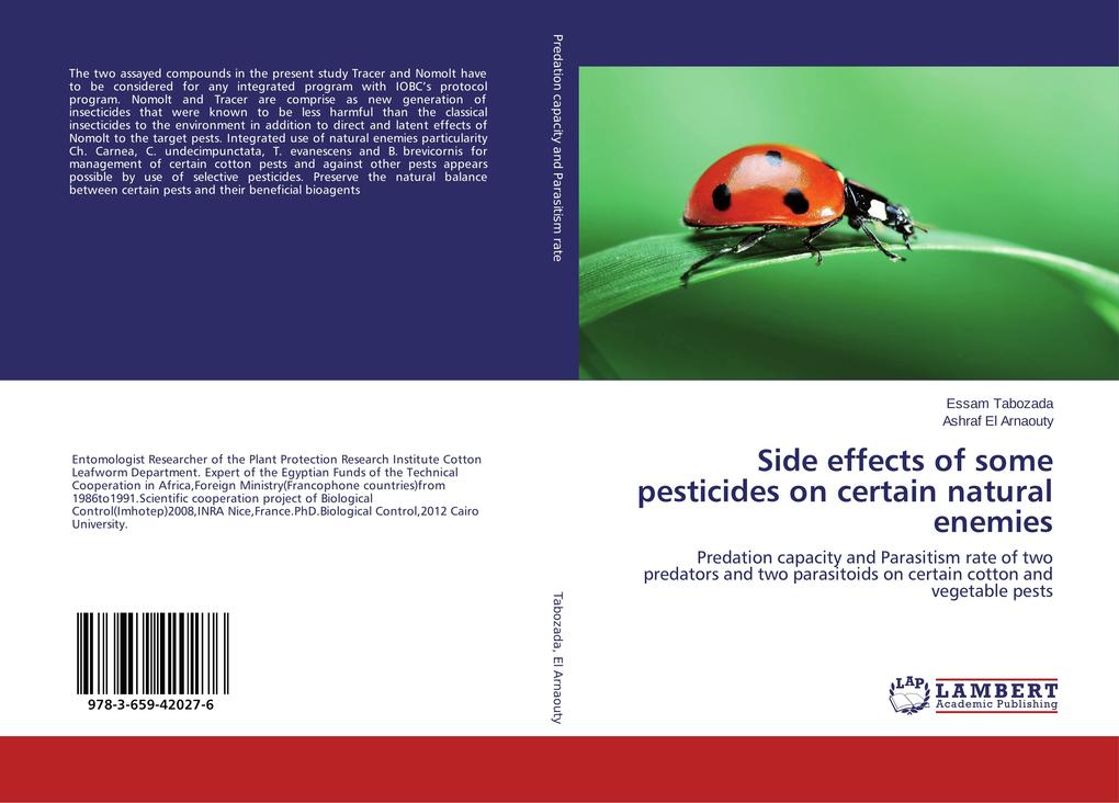 Side effects of some pesticides on certain natural enemies