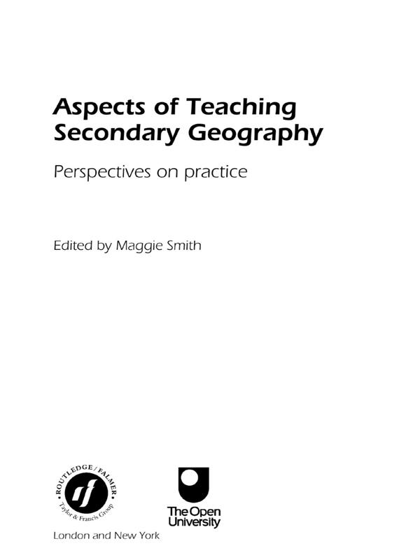 Aspects of Teaching Secondary Geography