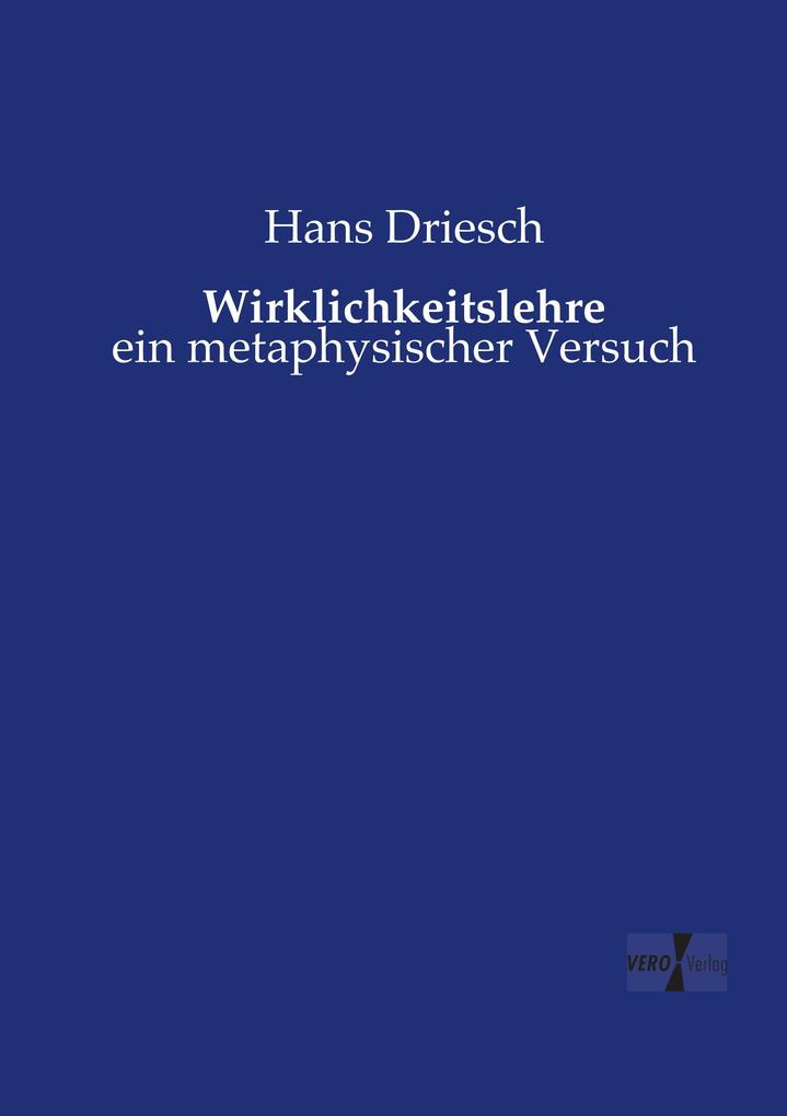 Wirklichkeitslehre