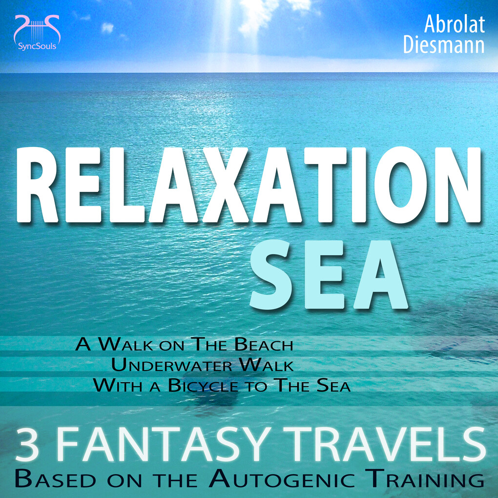 Relaxation Sea - Dreamlike Fantasy Travels and Autogenic Training - walking on the beach under water with the bicycle