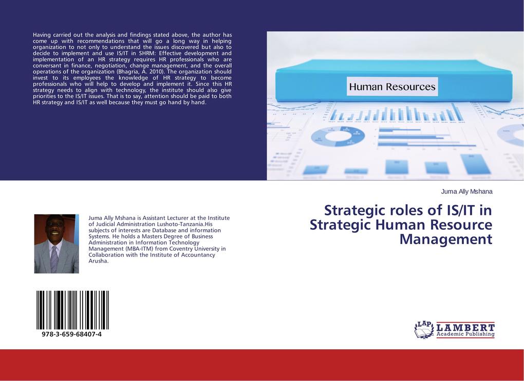 Strategic roles of IS/IT in Strategic Human Resource Management als Buch von Juma Ally Mshana - Juma Ally Mshana