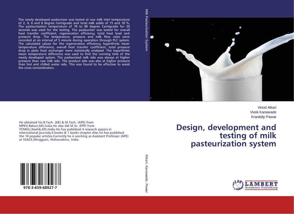  development and testing of milk pasteurization system