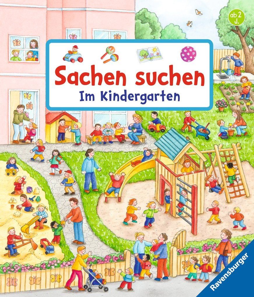 Image of Ravensburger Kinderbuch "Sachen suchen - Im Kindergarten"