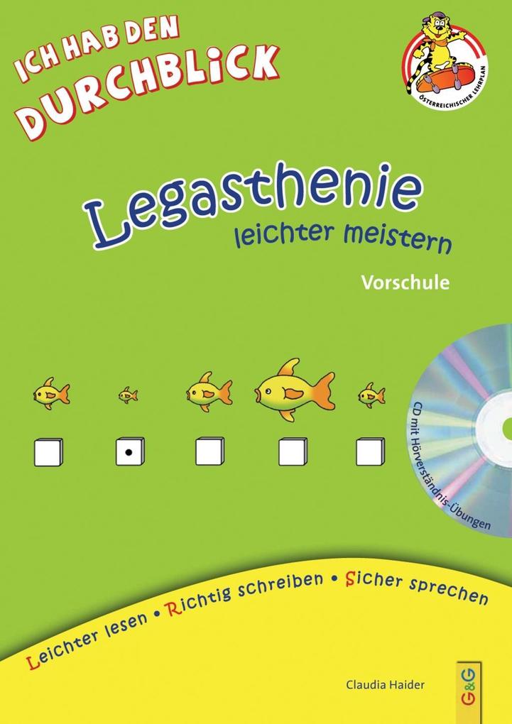 Legasthenie leichter meistern - Vorschule m. Audio-CD