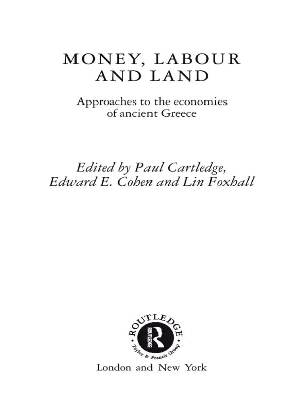 Money Labour and Land