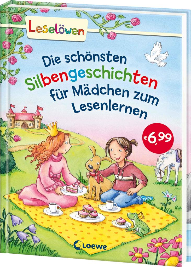 Image of Die Schönsten Silbengeschichten Für Mädchen Zum Lesenlernen - Michaela Hanauer, Sabine Kalwitzki, Annette Moser, Gebunden