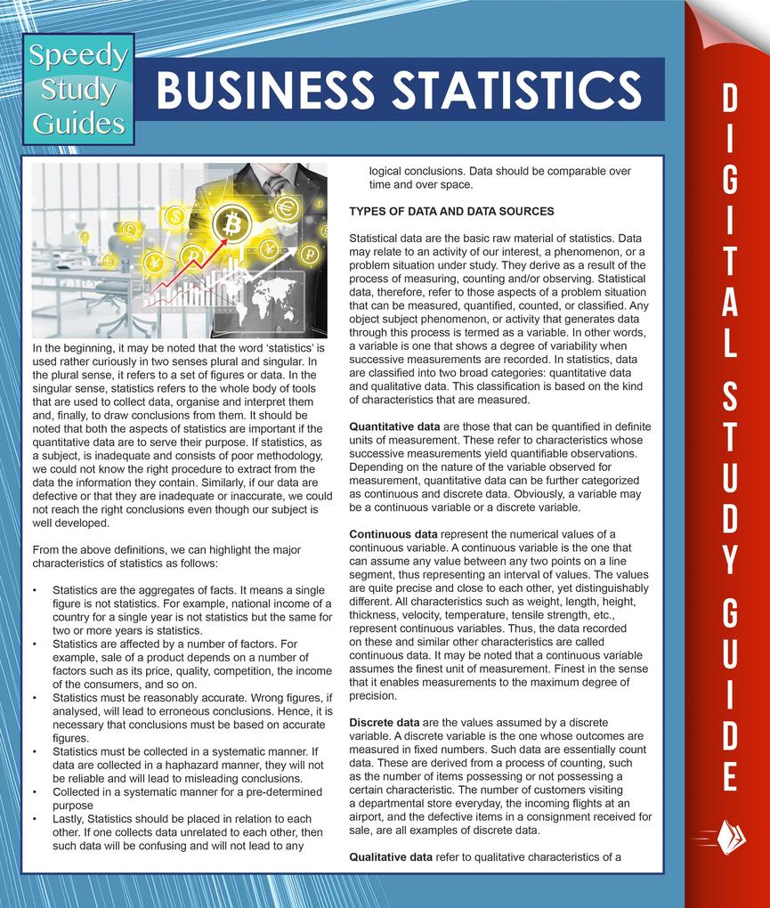 Business Statistics (Speedy Study Guides)