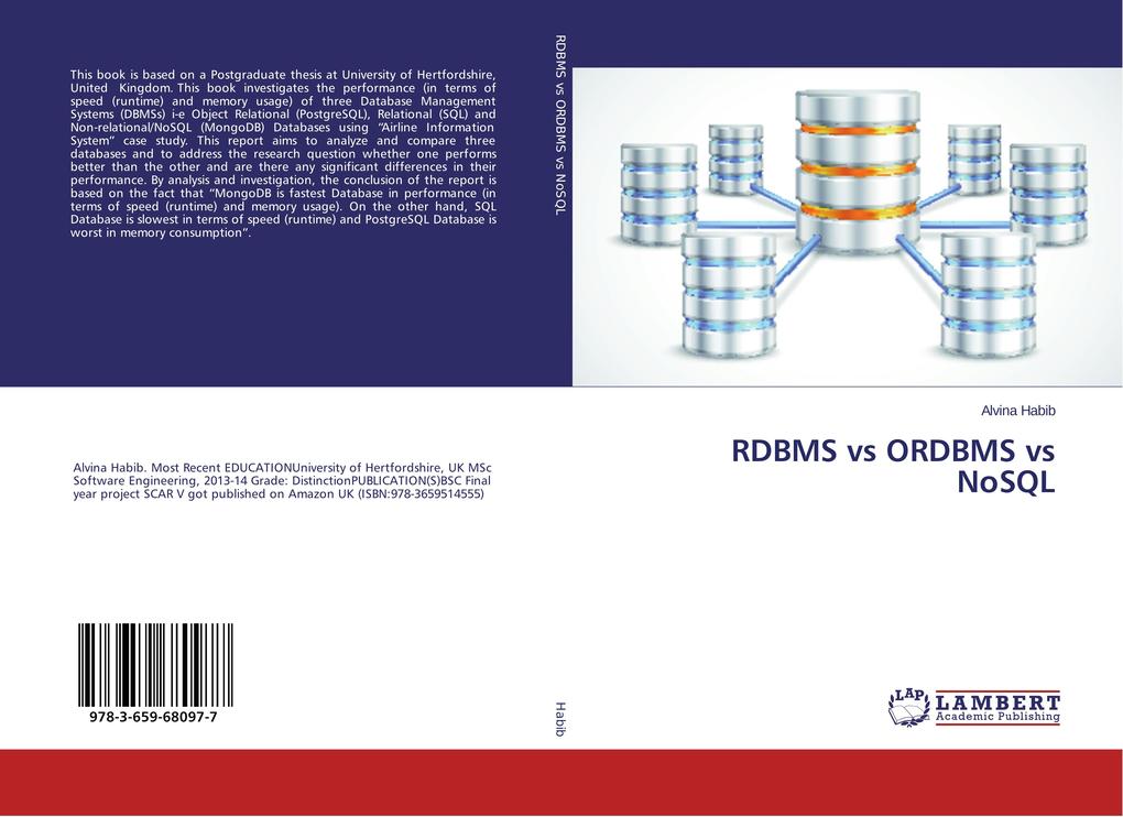 RDBMS vs ORDBMS vs NoSQL