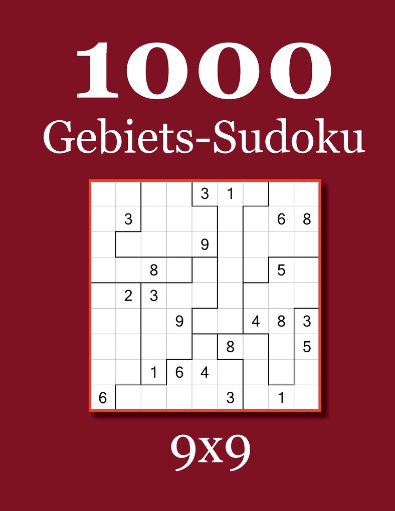 Image of 1000 Gebiets-Sudoku 9x9