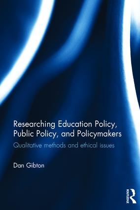 Researching Education Policy Public Policy and Policymakers