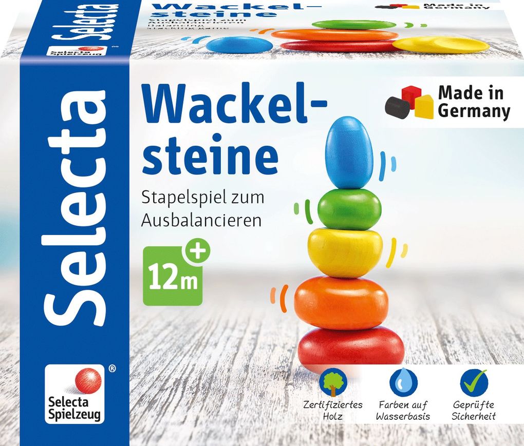 Schmidt Spiele - Selecta - Wackelsteine max. 6 cm