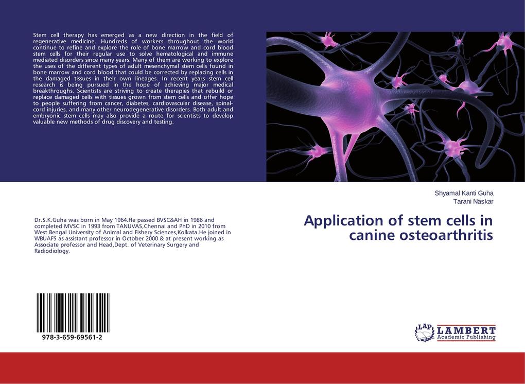 Application of stem cells in canine osteoarthritis