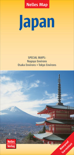 Nelles Map Japan Polyart-Ausgabe. Japon / Japón