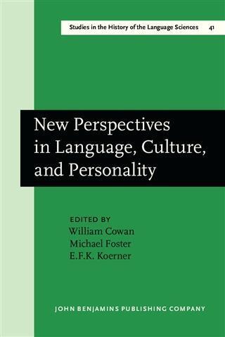 New Perspectives in Language Culture and Personality