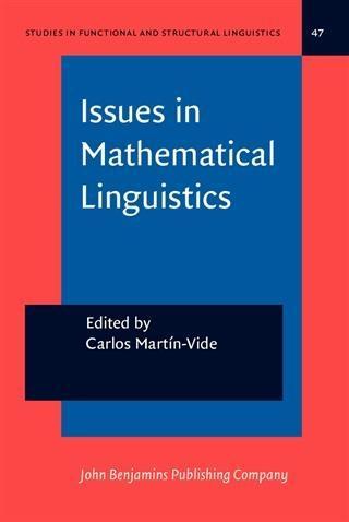 Issues in Mathematical Linguistics als eBook Download von