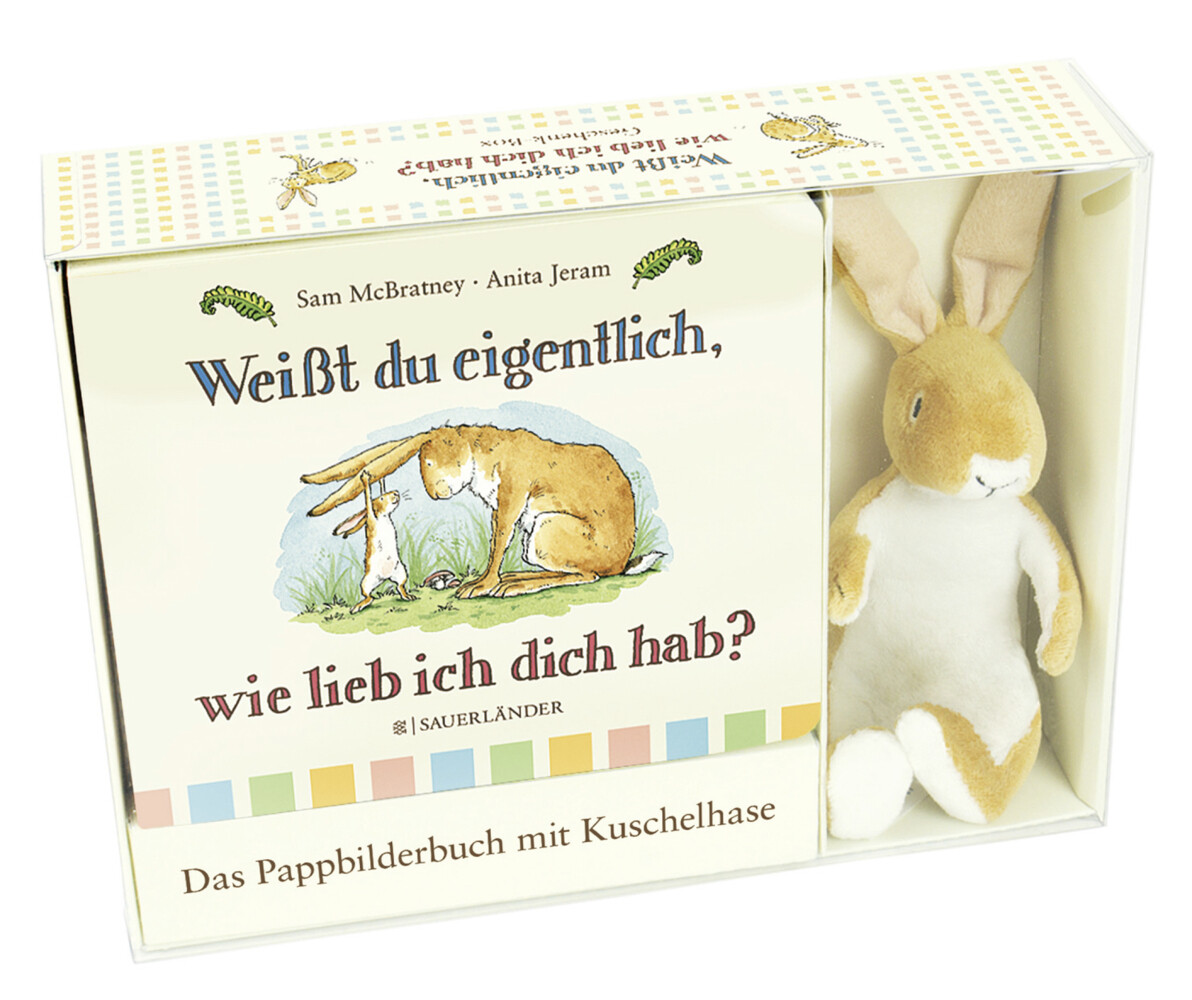 Image of Weißt du eigentlich wie lieb ich dich hab? in Geschenkbox m. Kuschelhase