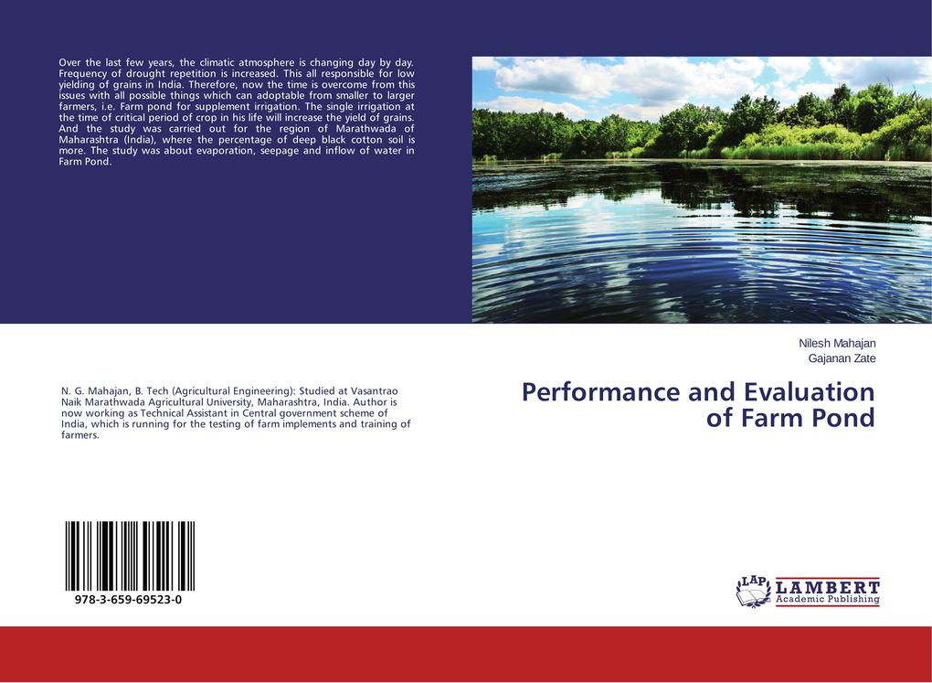 Performance and Evaluation of Farm Pond