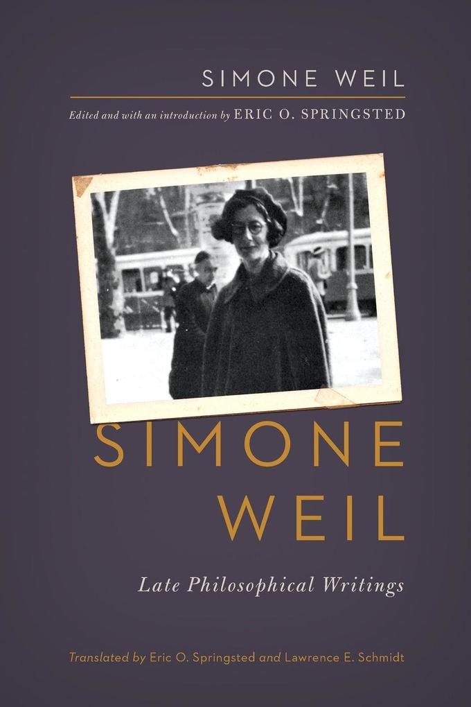 University of Notre Dame Press Simone Weil