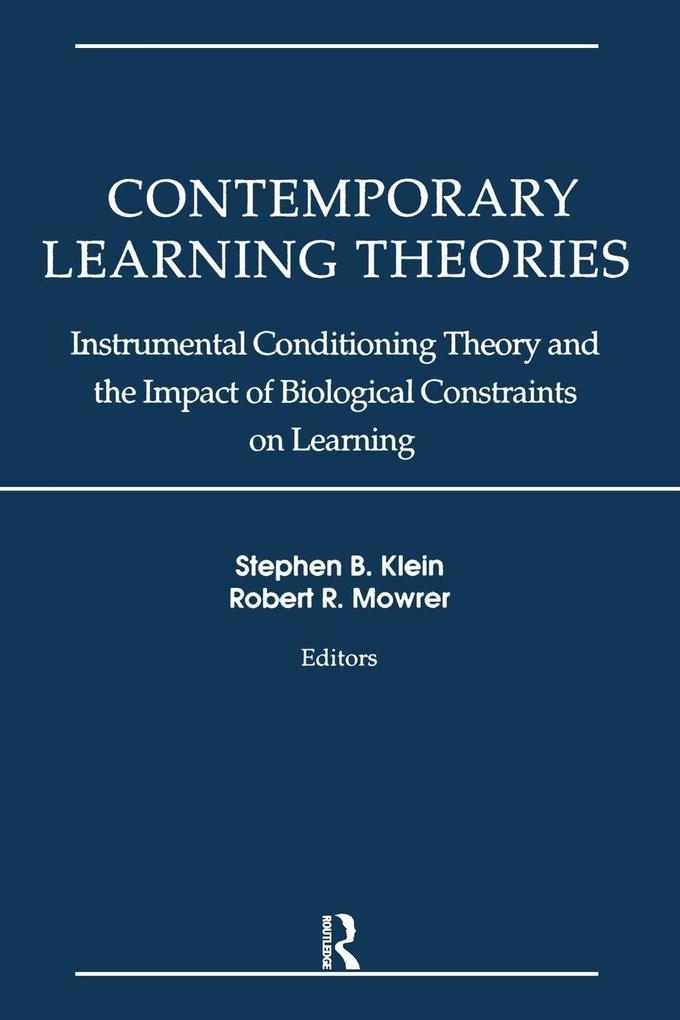 Contemporary Learning Theories