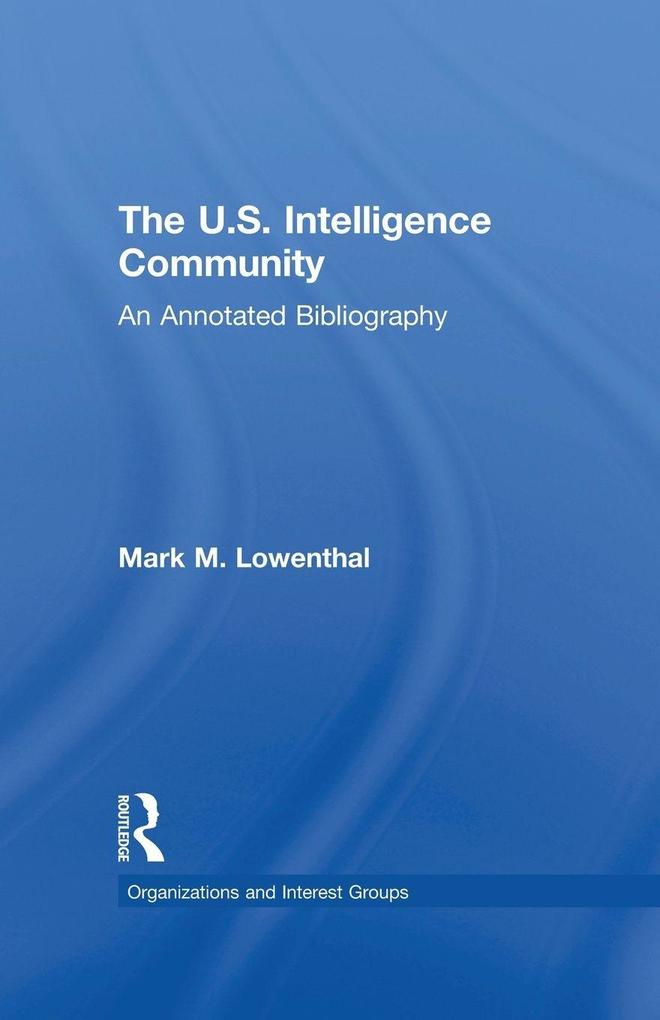 The U.S. Intelligence Community