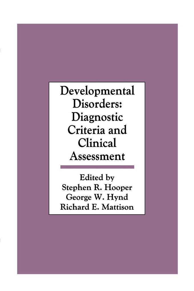 Developmental Disorders