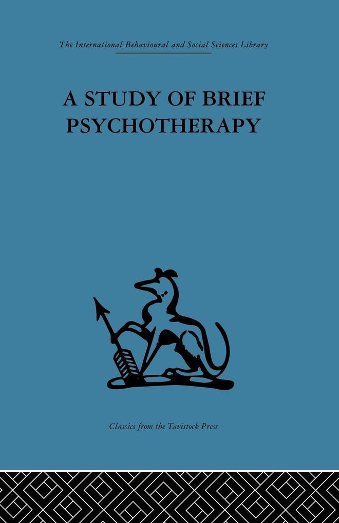 A Study of Brief Psychotherapy