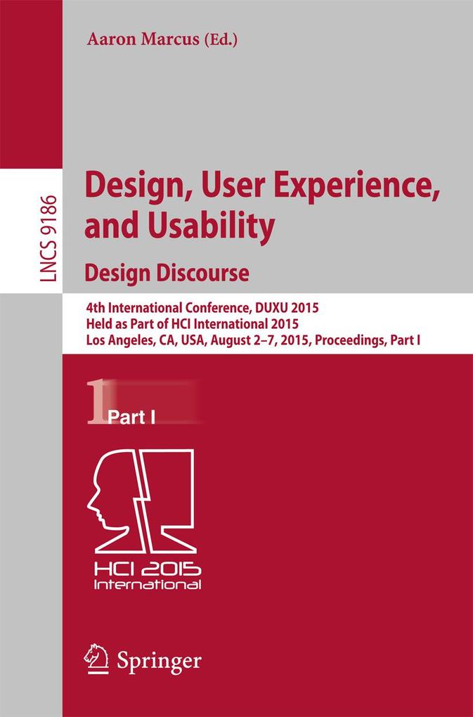 Design User Experience and Usability: Design Discourse