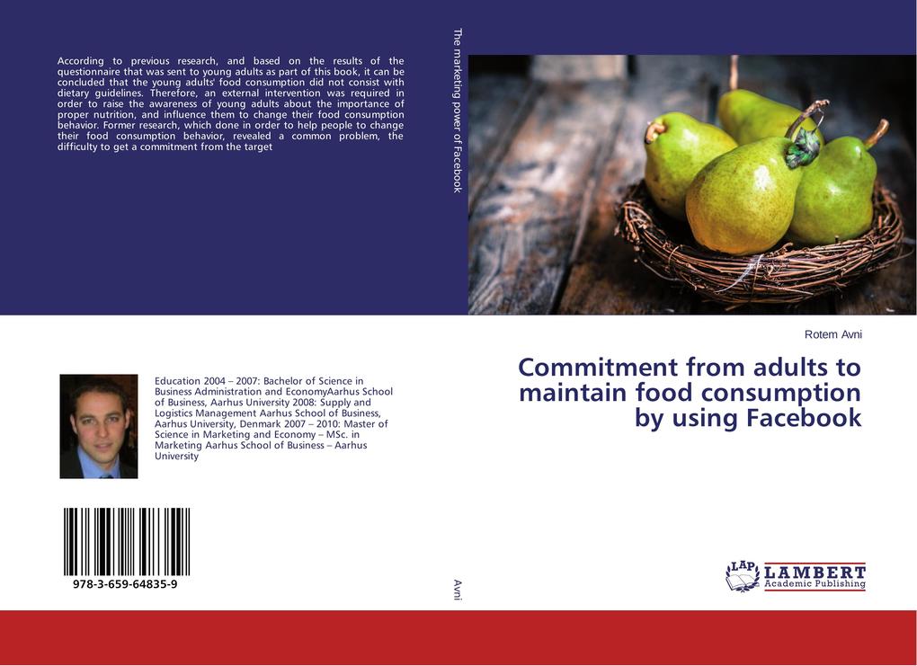 Commitment from adults to maintain food consumption by using Facebook