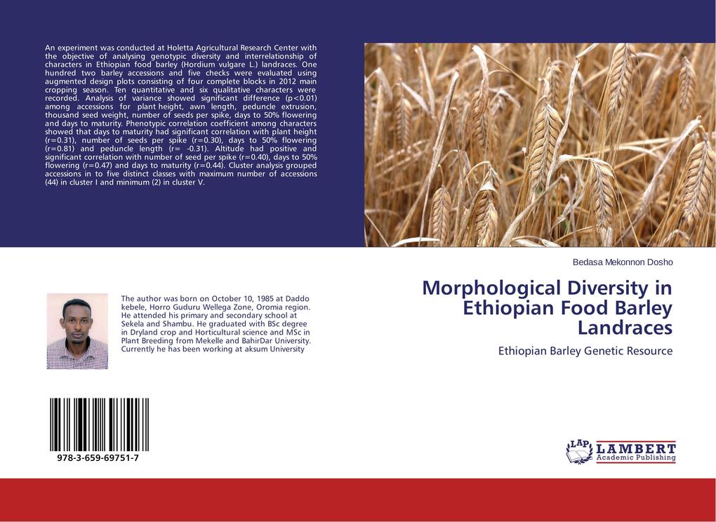 Morphological Diversity in Ethiopian Food Barley Landraces