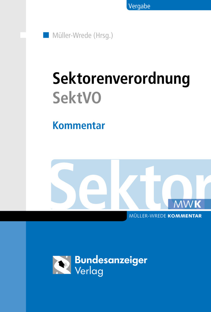 Sektorenverordnung (SektVO) Kommentar