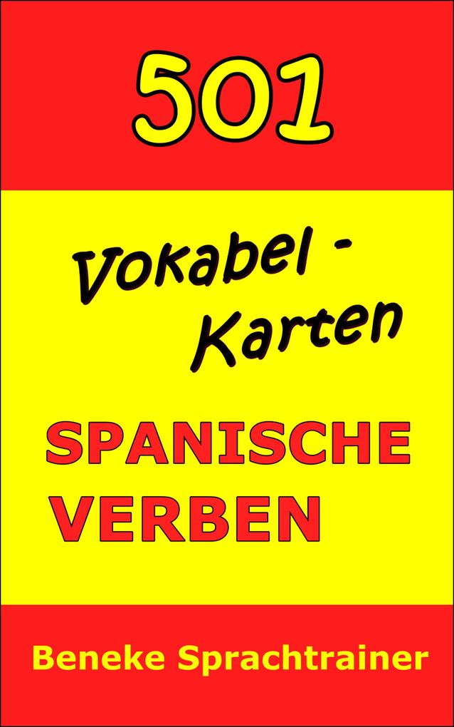 Vokabel-Karten Spanische Verben