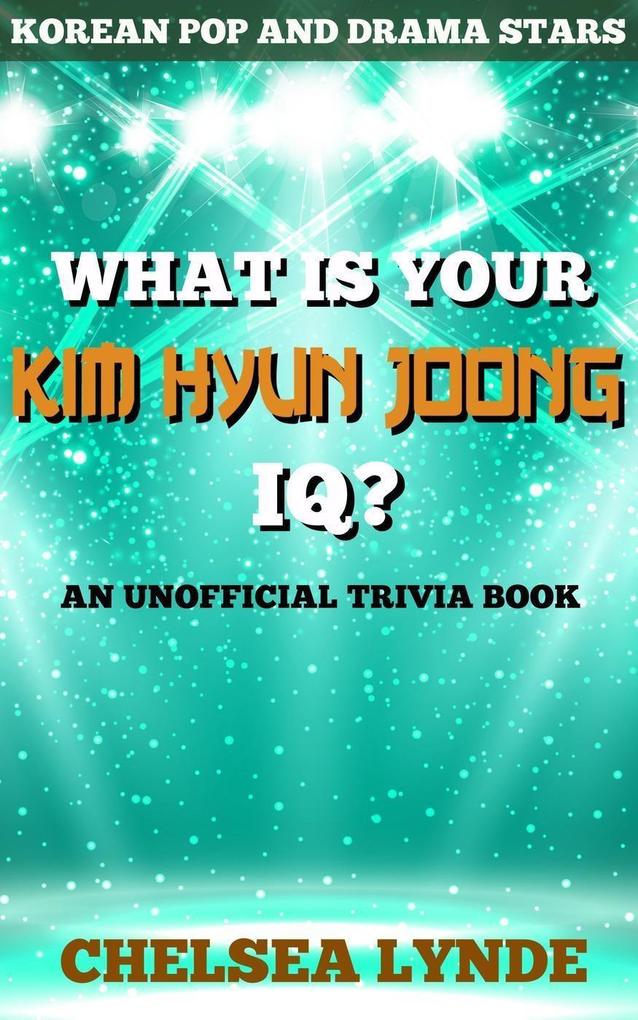 What is Your Kim Hyun Joong IQ? (Korean Pop and Drama Stars #4)