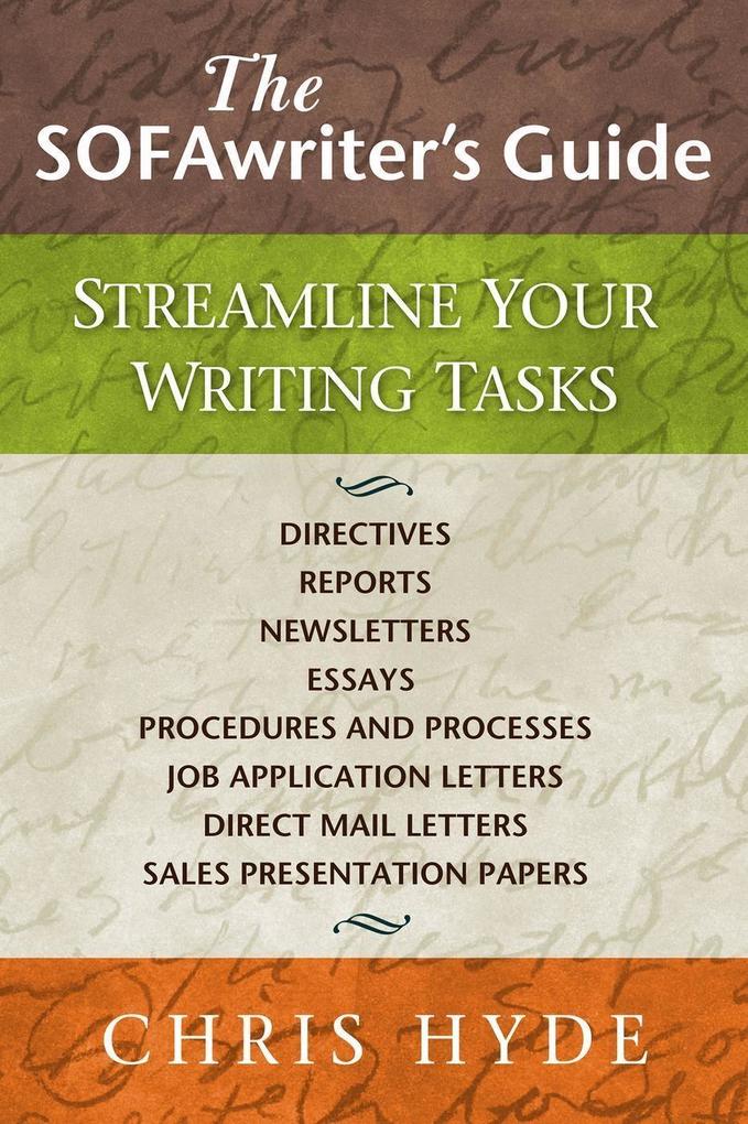 The SOFAwriter‘s Guide: Streamline Your Writing Tasks