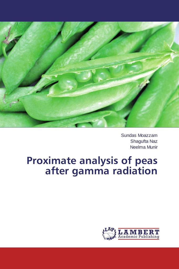 Proximate analysis of peas after gamma radiation