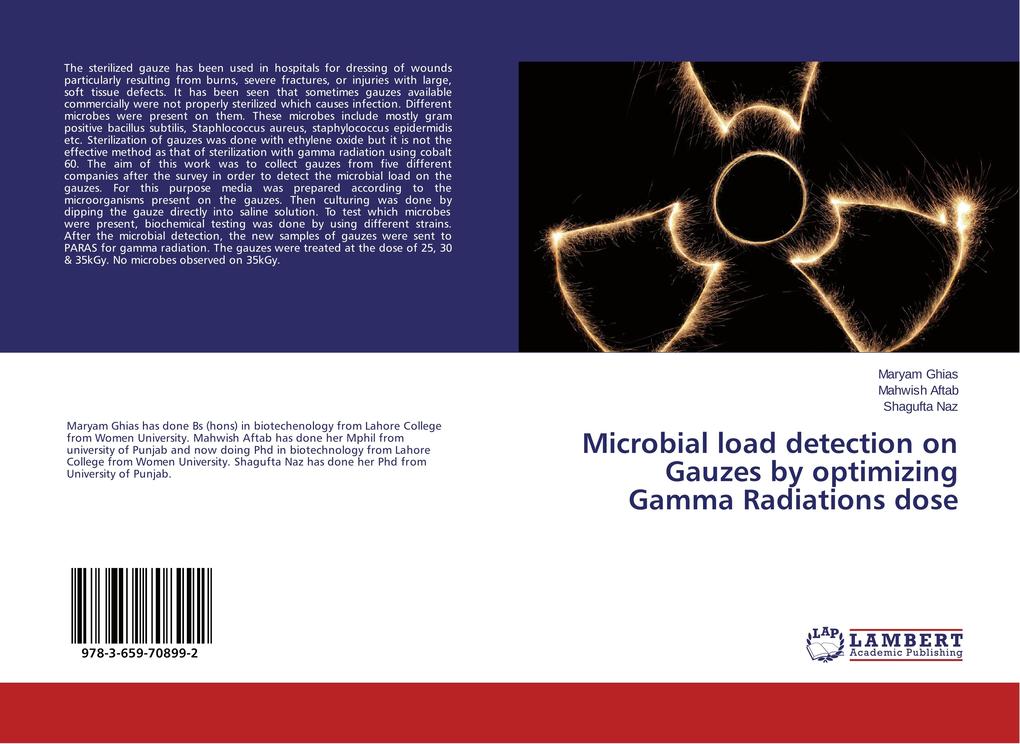 Microbial load detection on Gauzes by optimizing Gamma Radiations dose