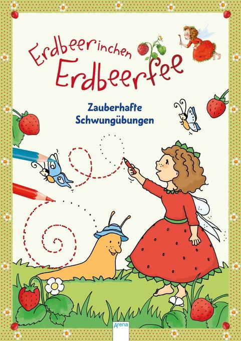 Image of Erdbeerinchen Erdbeerfee - Zauberhafte Schwungübungen - Stefanie Dahle, Geheftet