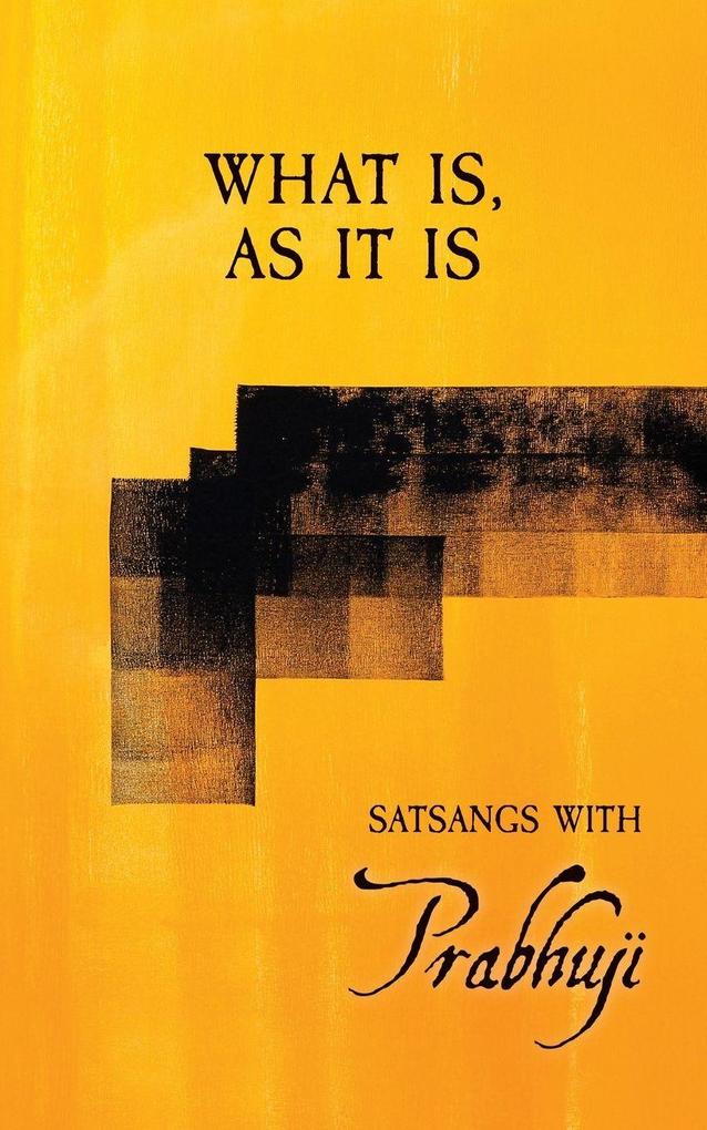 What is as it is