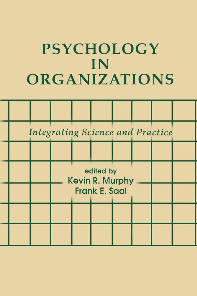 Psychology in Organizations
