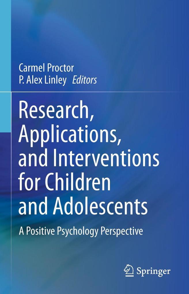Research Applications and Interventions for Children and Adolescents