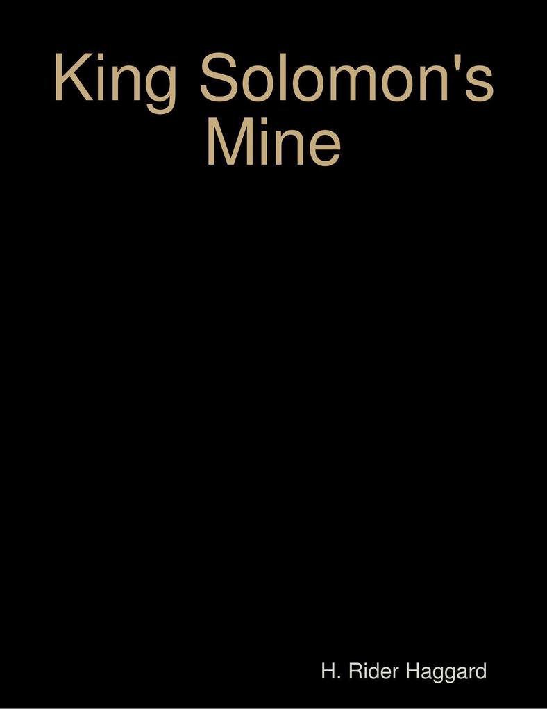 King Solomon‘s Mine