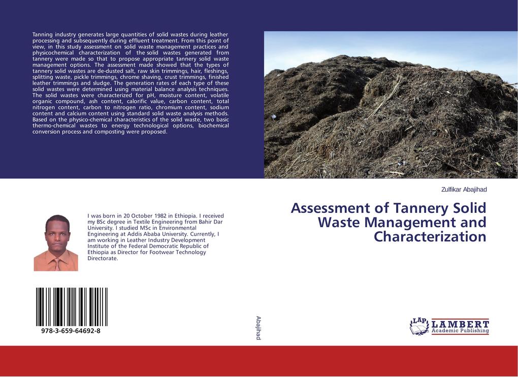 Assessment of Tannery Solid Waste Management and Characterization