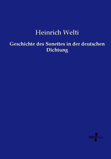 Geschichte des Sonettes in der deutschen Dichtung