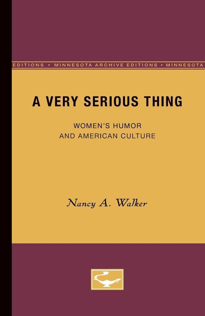 A Very Serious Thing