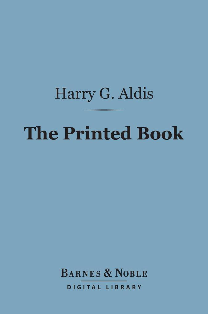 The Printed Book (Barnes & Noble Digital Library)