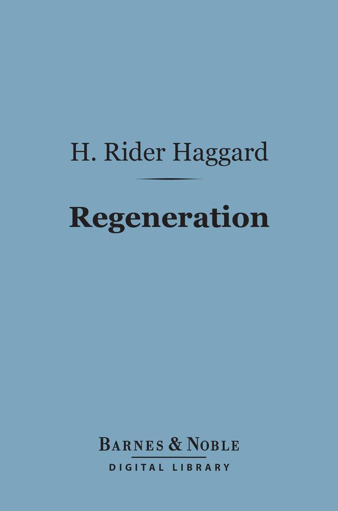Regeneration (Barnes & Noble Digital Library)