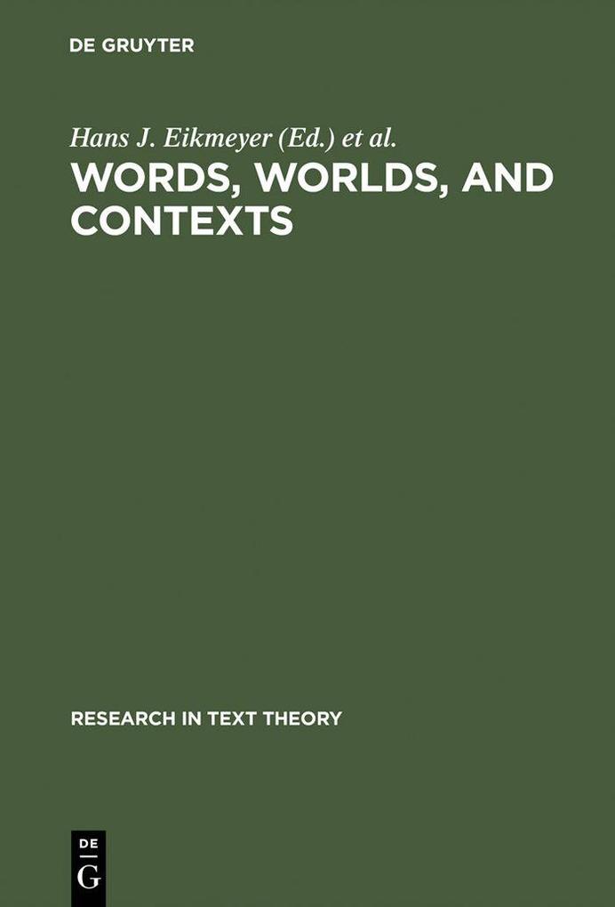 Words Worlds and Contexts