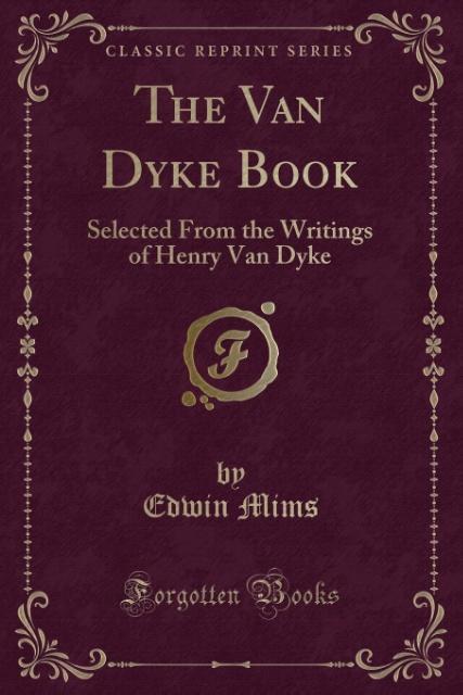 The Van Dyke Book als Taschenbuch von Edwin Mims