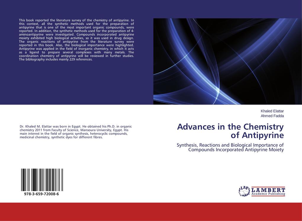 Advances in the Chemistry of Antipyrine
