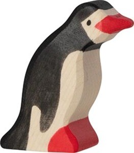 Holztiger 80213 - Pinguin klein Kopf nach vorn