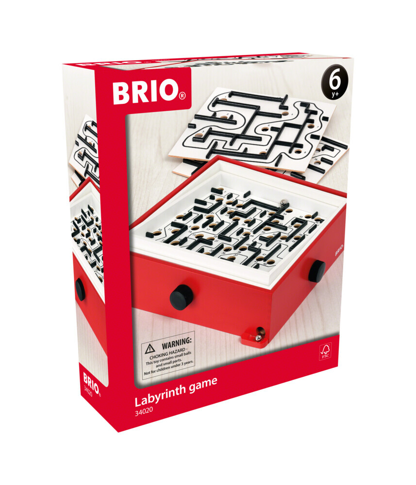 BRIO - Labyrinth mit Übungsplatten rot